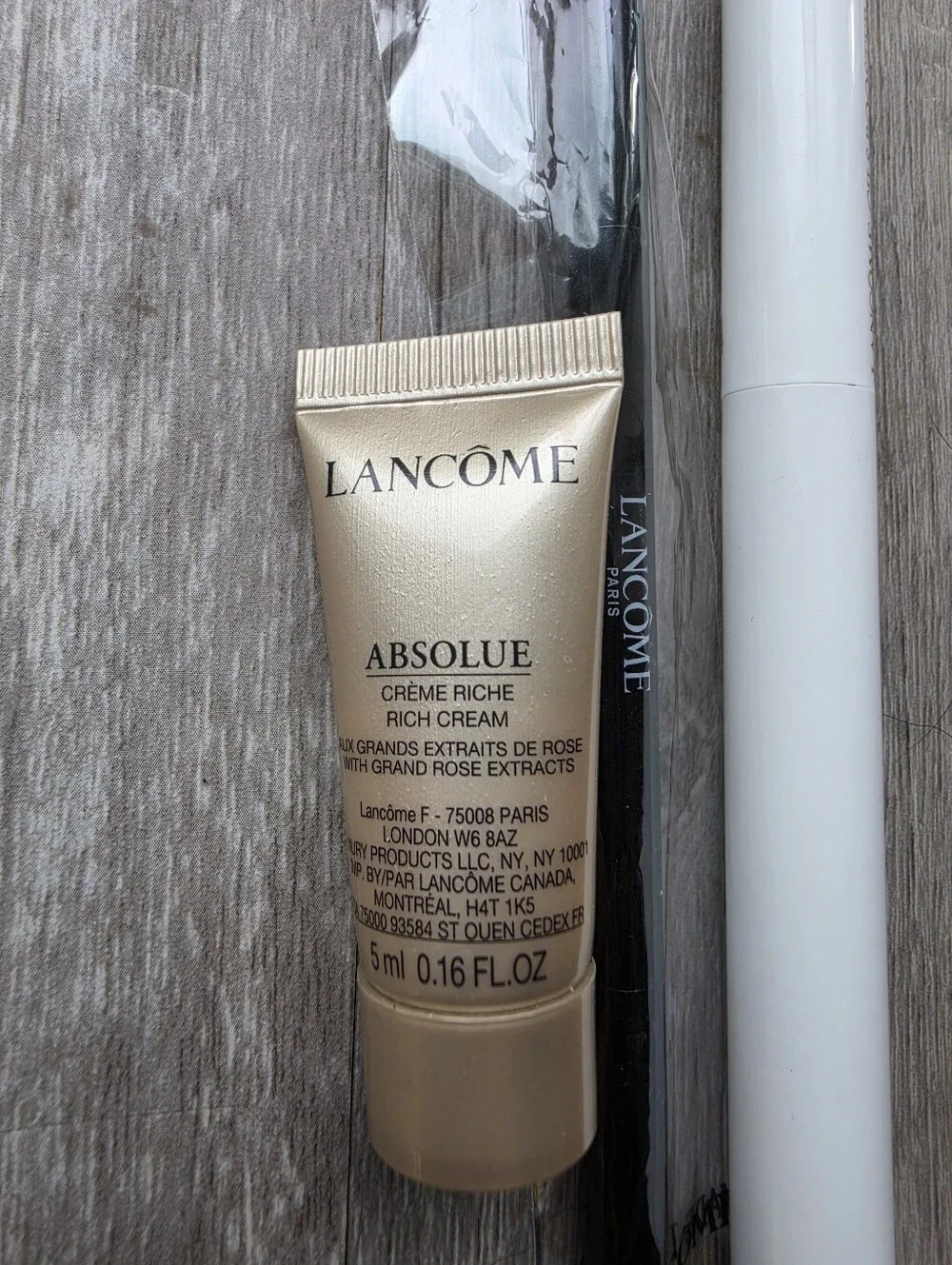 Lancome Dual Eye Shadow Brush + Lancome Absolue + Cils Booster XL + Cils Booster
